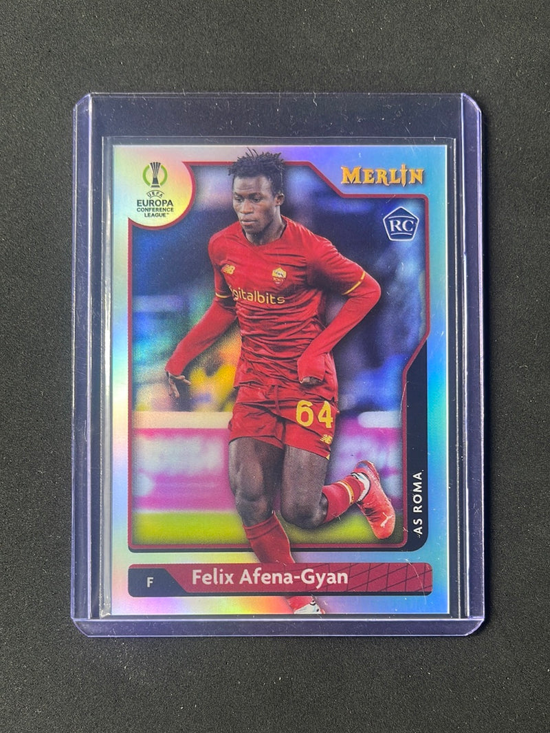 2021-22 Topps Merlin Chrome UEFA Champions League Felix Afena-Gyan Refractor