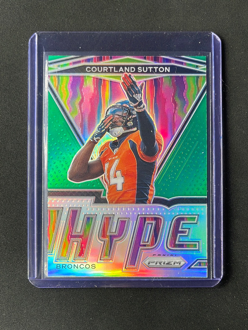 2020 Panini Prizm Football Courtland Sutton Hype Green Prizm