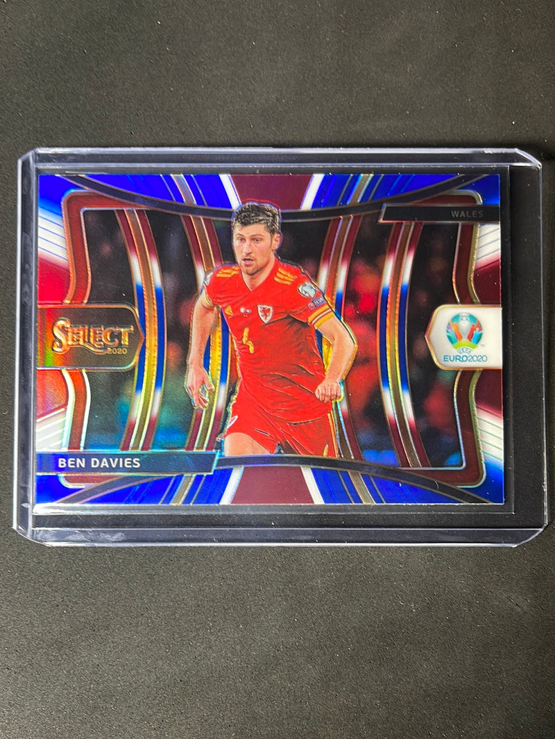 2020 Panini Select UEFA Euro Soccer Ben Davies Mezzanine Tri-Color