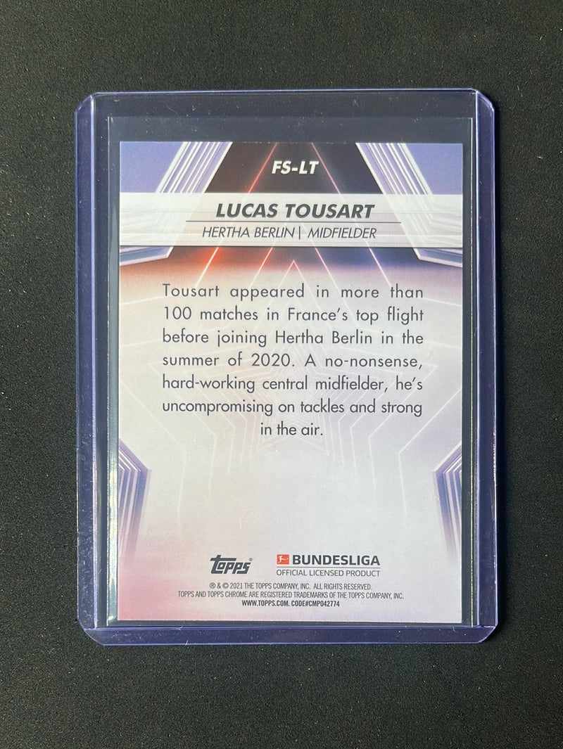 2020-21 Topps Chrome Bundesliga Lucas Tousart Future Stars