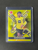 2021-22 Topps Finest Bundesliga Mahmoud Dahoud Yellow Refractor 50/350