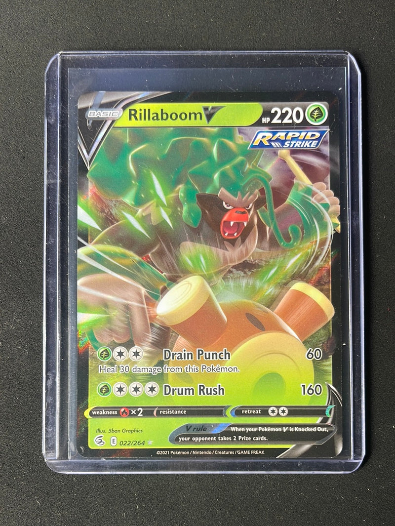 Pokemon TCG Fusion Strike Rillaboom V 22/264