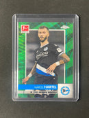 2020-21 Topps Chrome Bundesliga Marcel Hartel Green Wave Refractor 98/99