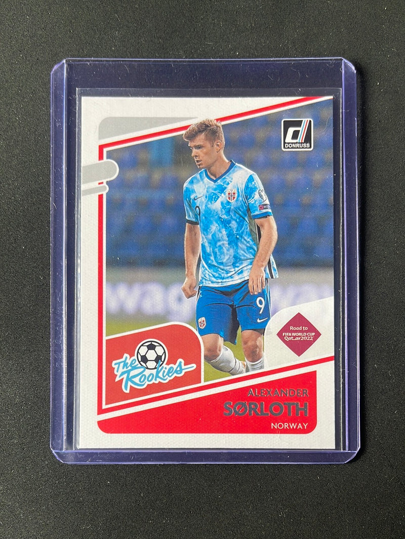 2021-22 Panini Donruss Road To Qatar Alexander Sorloth The Rookies