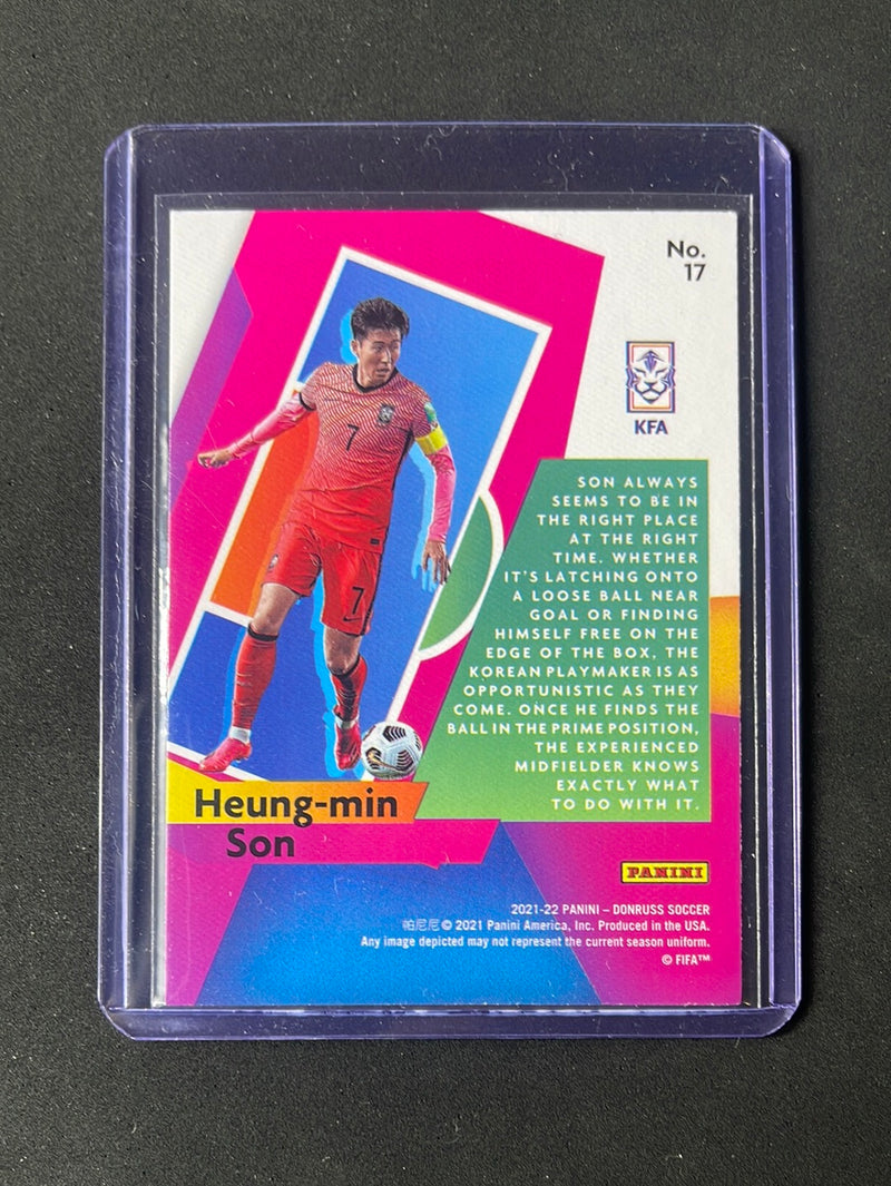 2021-22 Panini Donruss Road To Qatar Heung-Min Son Power In The Box