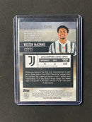 2020-21 Topps Stadium Club Chrome UEFA Champions League Weston McKennie Green Refractor 43/99