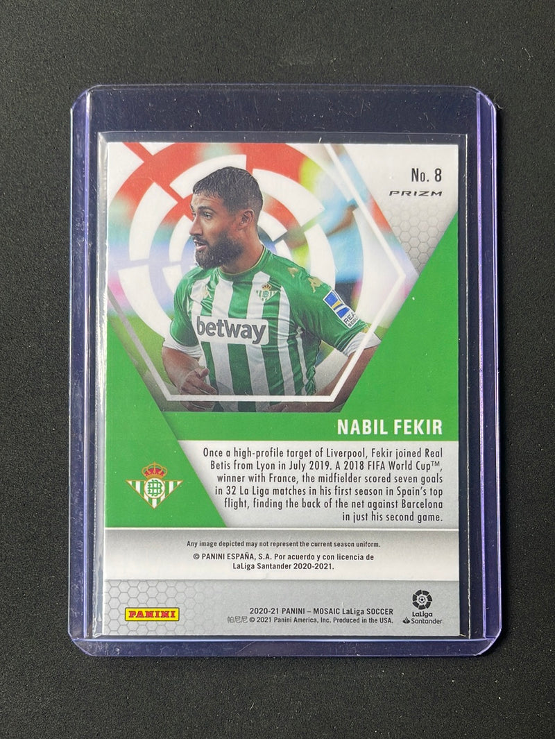 2020-21 Mosaic La Liga Nabil Fekir Red & Green