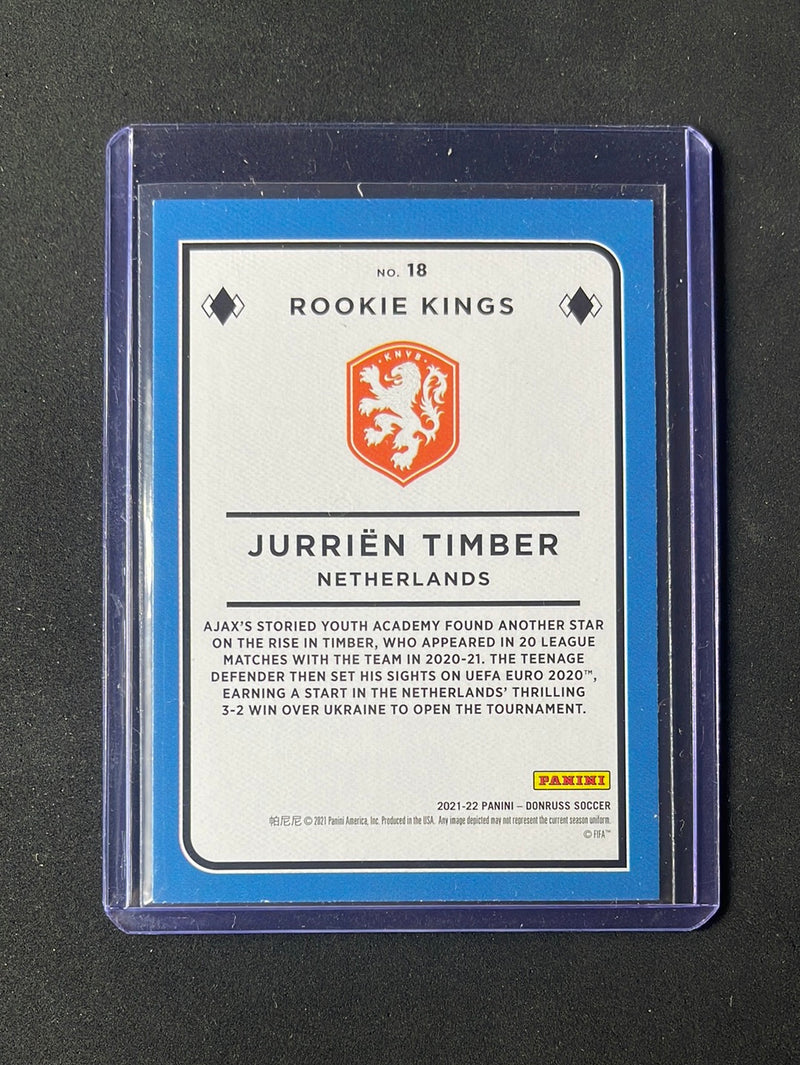 2021-22 Panini Donruss Road To Qatar Jurrien Timber Rookie Kings