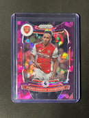 2021-22 Panini Prizm Premier League Pierre-Emerick Aubameyang Purple Ice 39/49