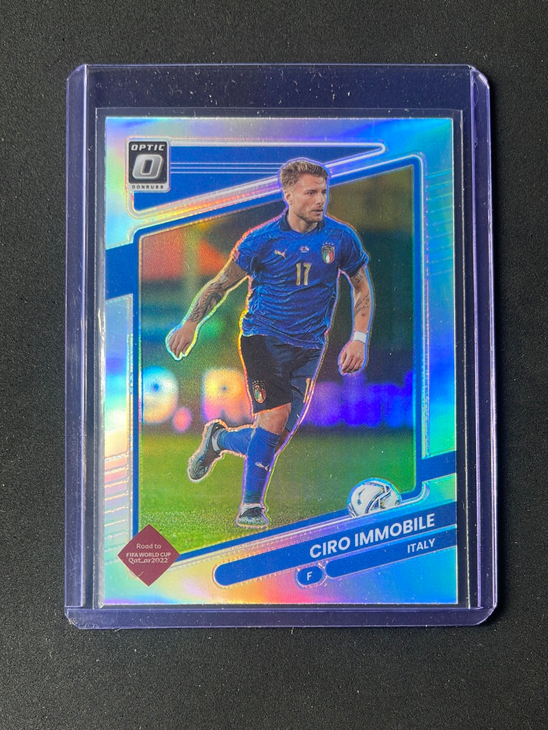 2021-22 Panini Donruss Road To Qatar Ciro Immobile Optic Silver