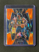 2021-22 Panini Select Isaiah Jackson Premier Level Orange Flash