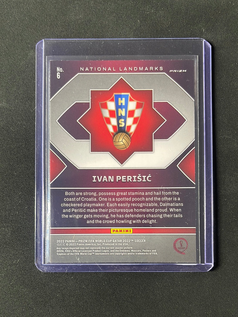 2022 Panini Prizm FIFA World Cup Qatar Ivan Perisic Landmarks