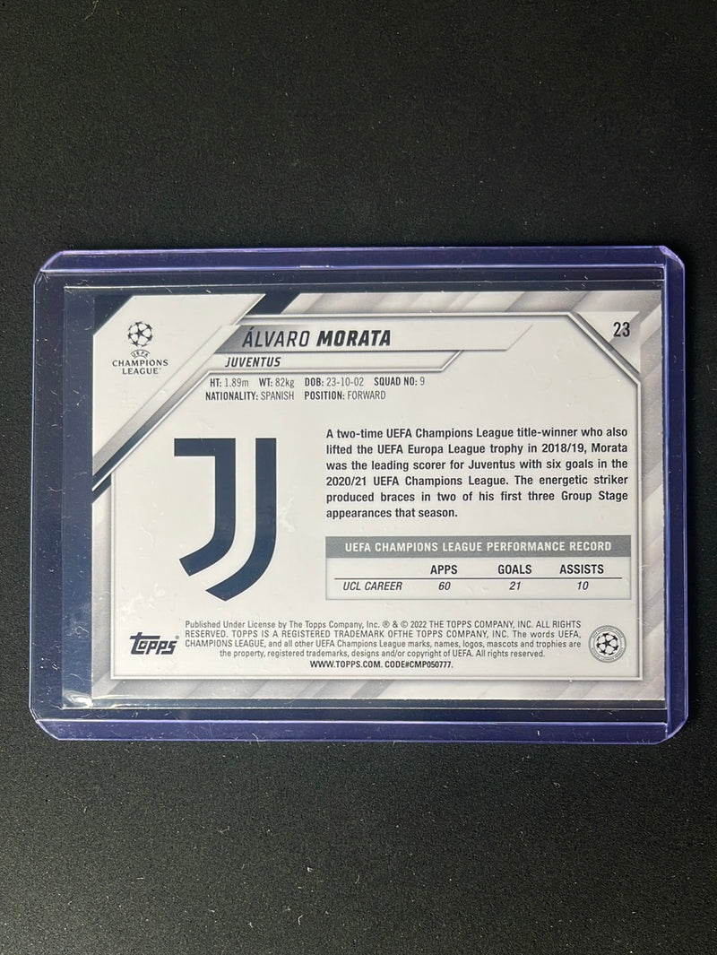 2021-22 Topps UEFA Champions League Alvaro Morata Starball