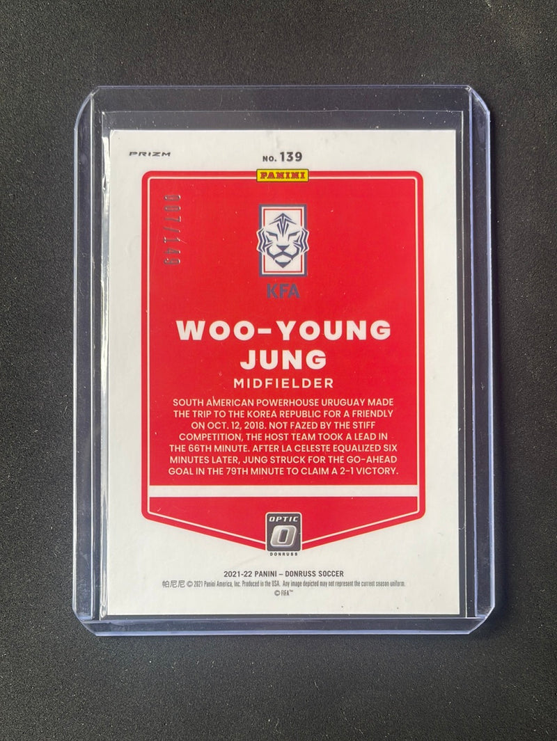 2021-22 Panini Donruss Road To Qatar Woo-Young Jung Optic Red 7/149