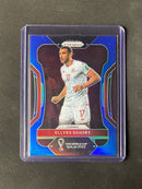 2022 Panini Prizm FIFA World Cup Qatar Ellyes Skhiri Blue Prizm 276/299
