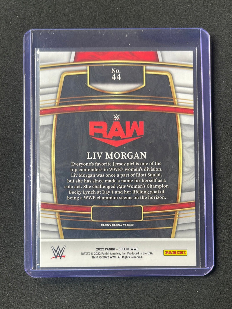 2022 Panini Select WWE Liv Morgan Concourse