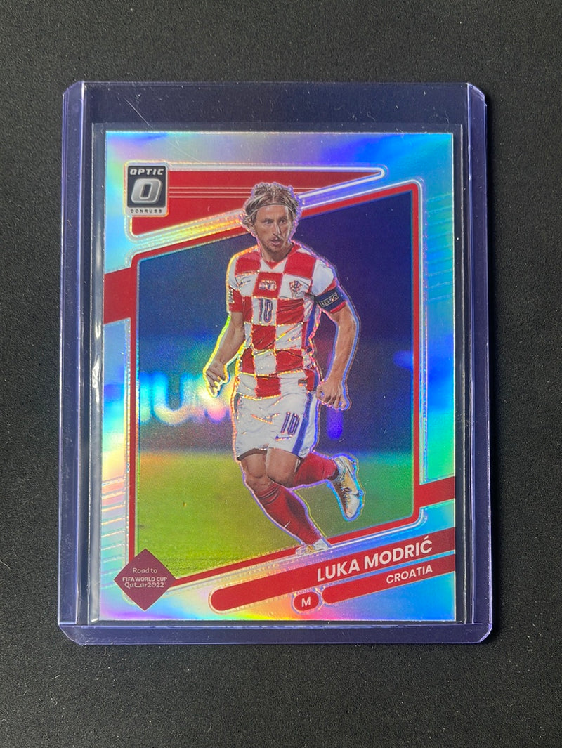 2021-22 Panini Donruss Road To Qatar Luka Modric Optic Silver