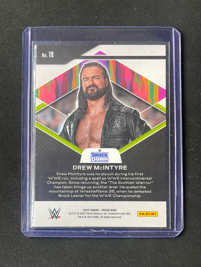 2022 Prizm WWE Drew Mcintyre Fearless