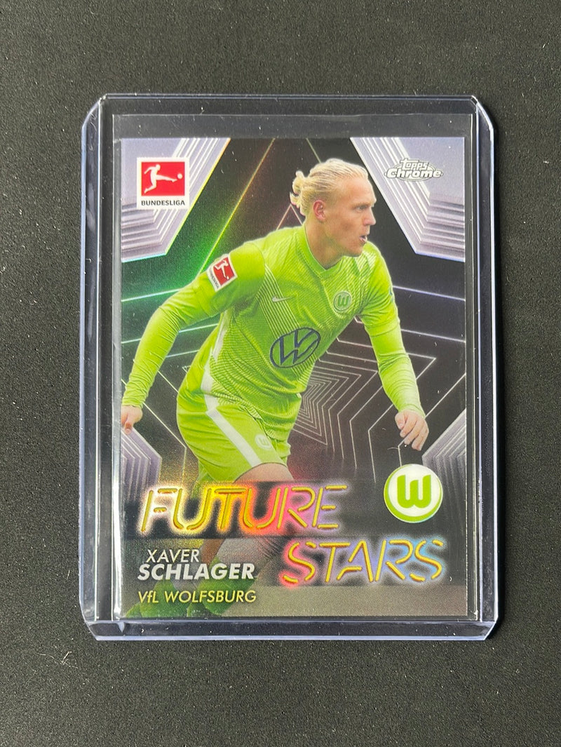 2020-21 Topps Chrome Bundesliga Xaver Schlager Future Stars