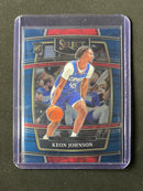 2021-22 Panini Select Keon Johnson Concourse Blue