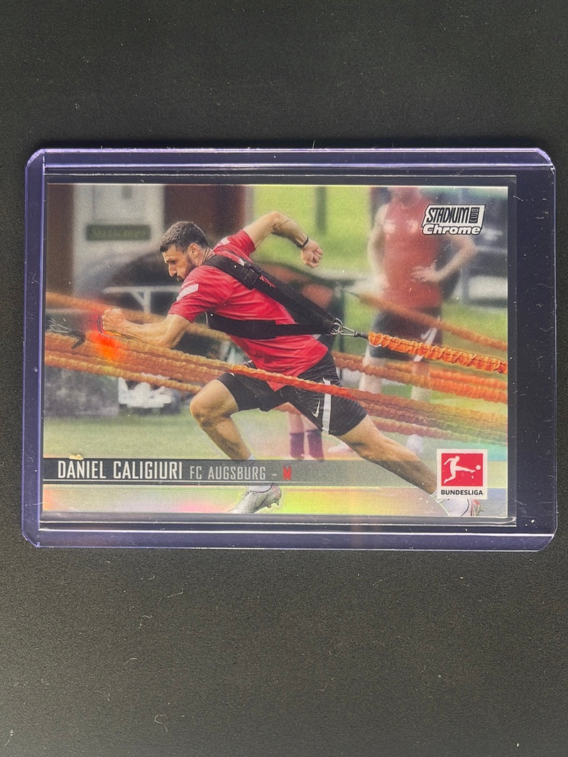 2021-22 Topps Bundesliga Stadium Club Chrome Daniel Caligiuri Refractor