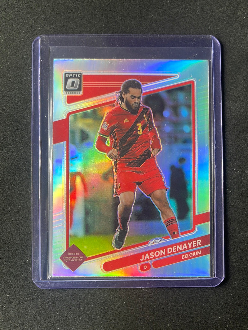 2021-22 Panini Donruss Road To Qatar Jason Denayer Optic Silver