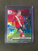 2020-21 Panini Chronicles Jannik Vestergaard Panini Premier League Purple Astro