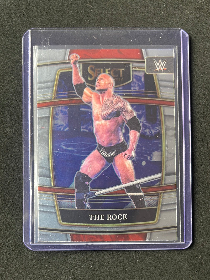 2022 Panini Select WWE The Rock Concourse