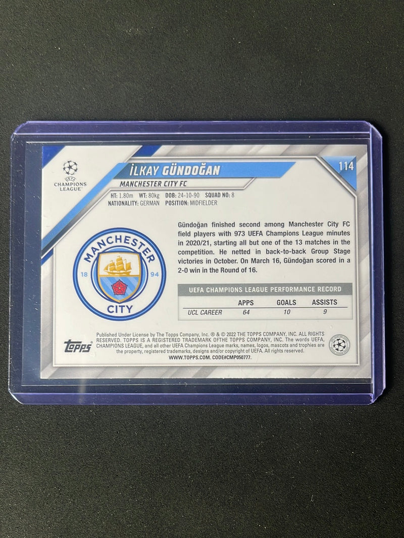 2021-22 Topps UEFA Champions League Ilkay Gundogan Starball