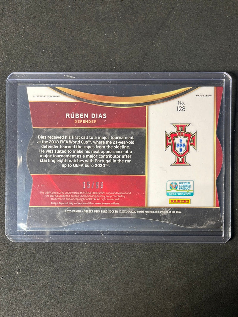 2020 Panini Select UEFA Euro Soccer Ruben Dias Pink Mezzanine 15/99