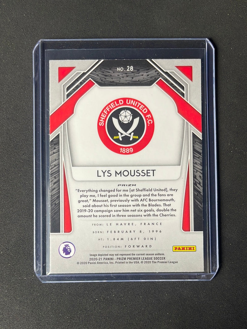 2020-21 Panini Prizm Premier League Lys Mousset Blue Pulsar Prizm