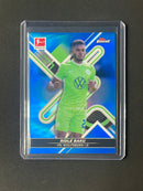 2021-22 Topps Finest Bundesliga Ridle Baku Blue Refractor 137/150