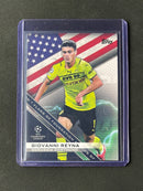 2021-22 Topps UEFA Champions League Giovanni Reyna Flags of Foundation