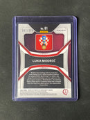 2022 Panini Prizm FIFA World Cup Qatar Luka Modric Red Prizm 362/399