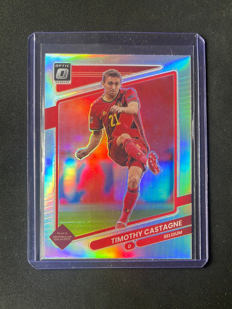 2021-22 Panini Donruss Road To Qatar Timothy Castagne Optic Silver