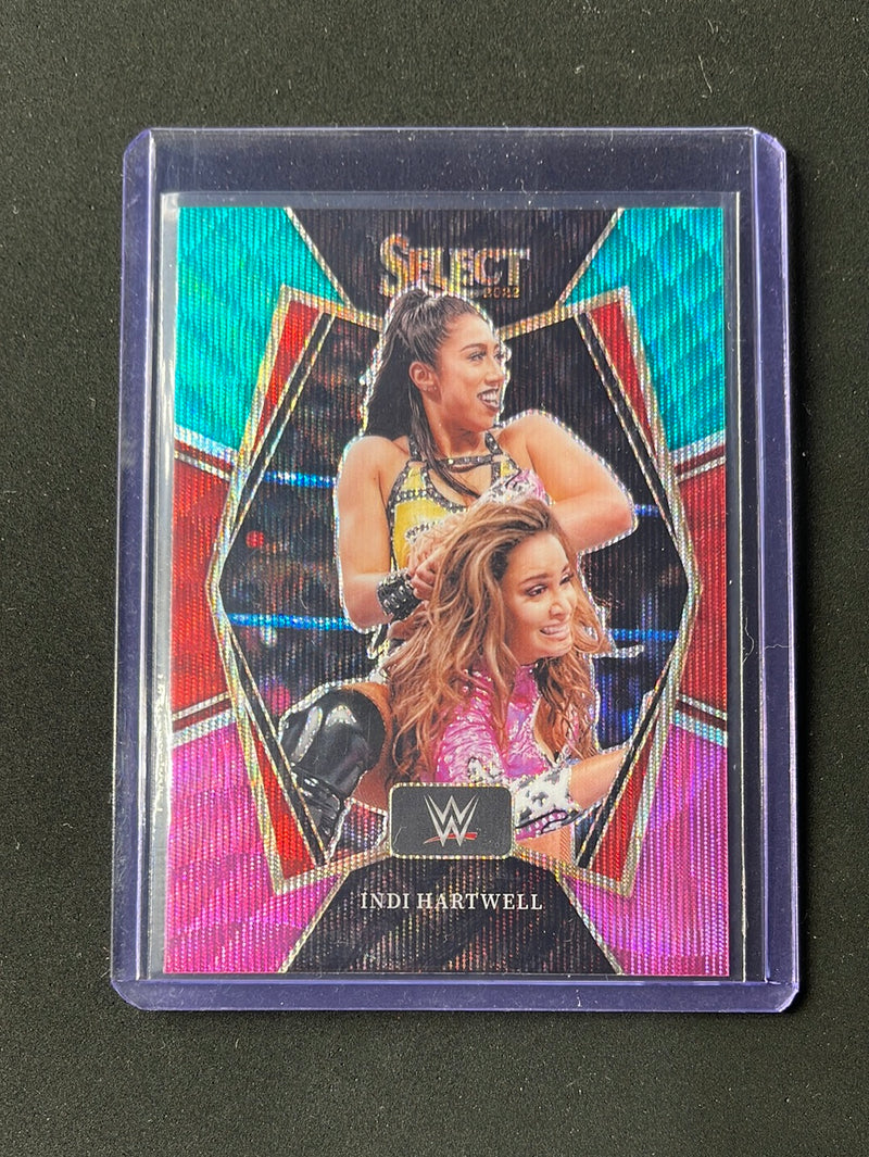 2022 Panini Select WWE Indi Hartwell Premier Level Tri-Color