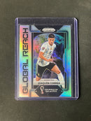 2022 Panini Prizm FIFA World Cup Qatar Joaquin Correa Global Reach Silver Prizm