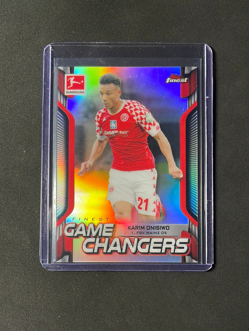 2020-21 Topps Finest Bundesliga Soccer Karim Onisiwo Game Changers