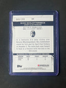 2021-22 Topps Finest Bundesliga Nico Schlotterbeck Black Wave Refractor 69/199