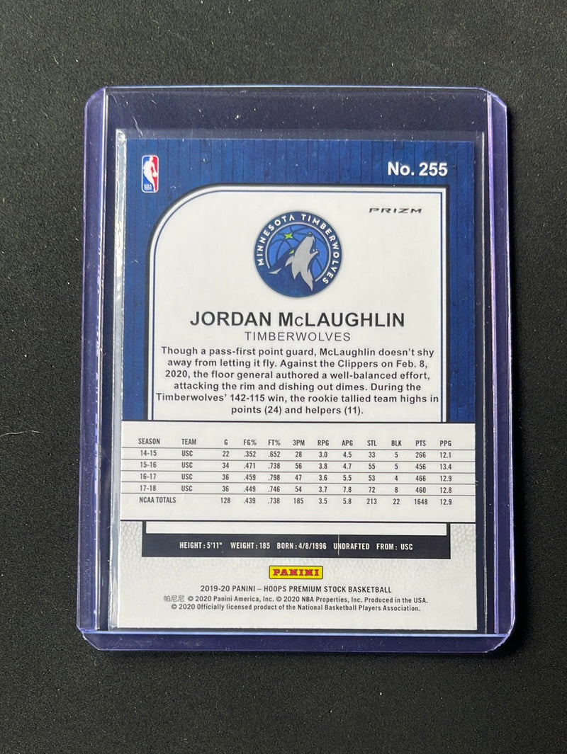 2019-20 Hoops Premium Jordan McLaughlin Silver