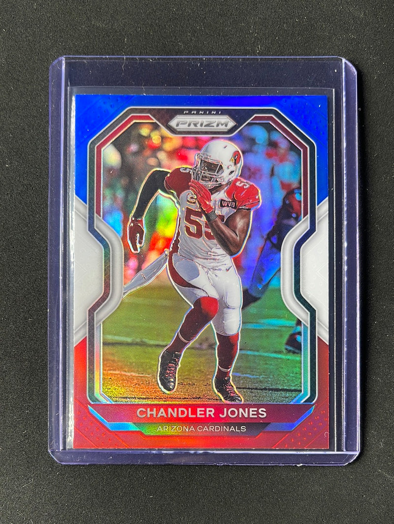 2020 Panini Prizm Football Chandler Jones Red/White/Blue Prizm