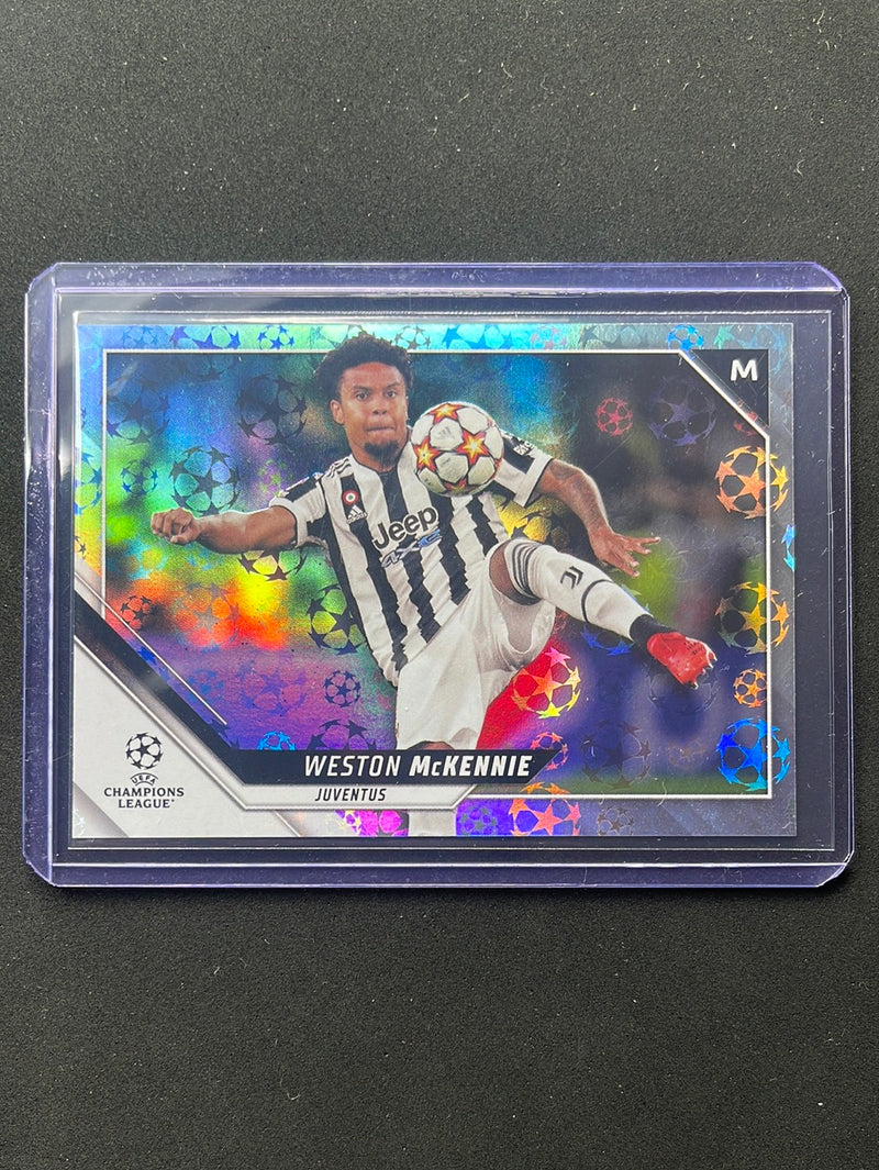 2021-22 Topps UEFA Champions League Weston McKennie Starball