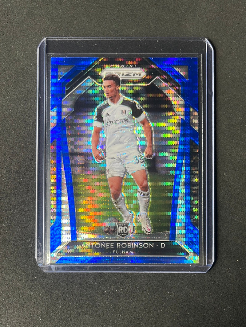 2020-21 Panini Prizm Premier League Antonee Robinson Blue Pulsar Prizm