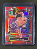 2022 Panini Select WWE Julius Creed Concourse Red Prizm 201/249