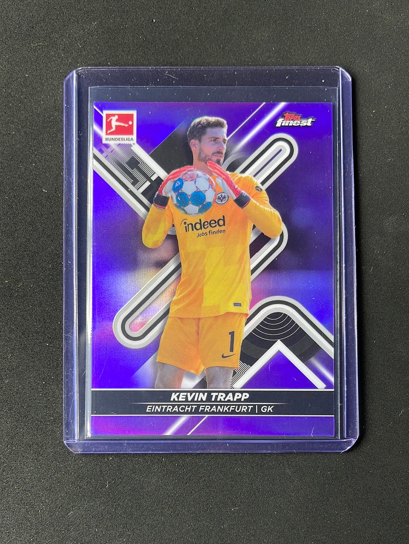 2021-22 Topps Finest Bundesliga Kevin Trapp Purple Refractor 86/250