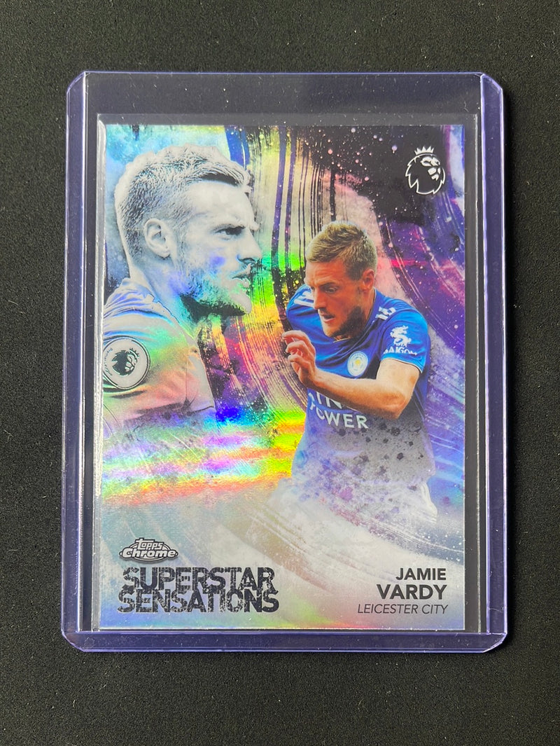 2018-19 Topps Chrome Premier League Jamie Vardy Superstar Sensations