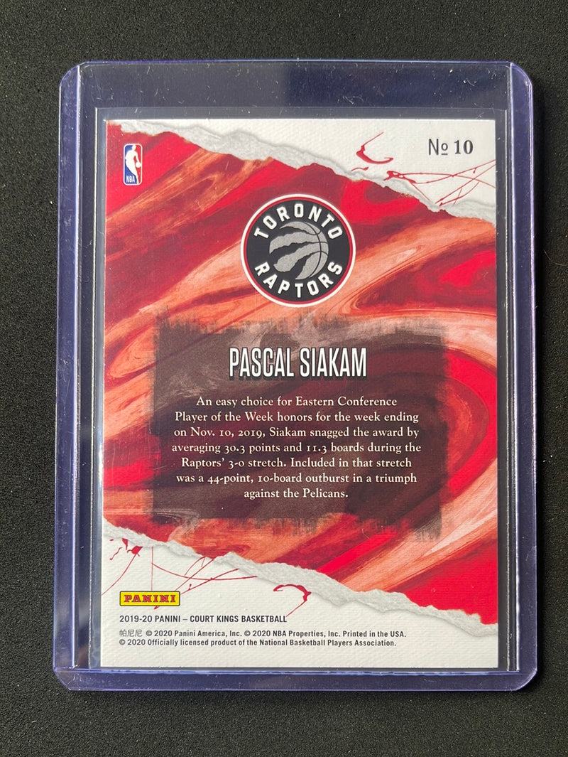 2019-20 Panini Court Kings Pascal Siakam