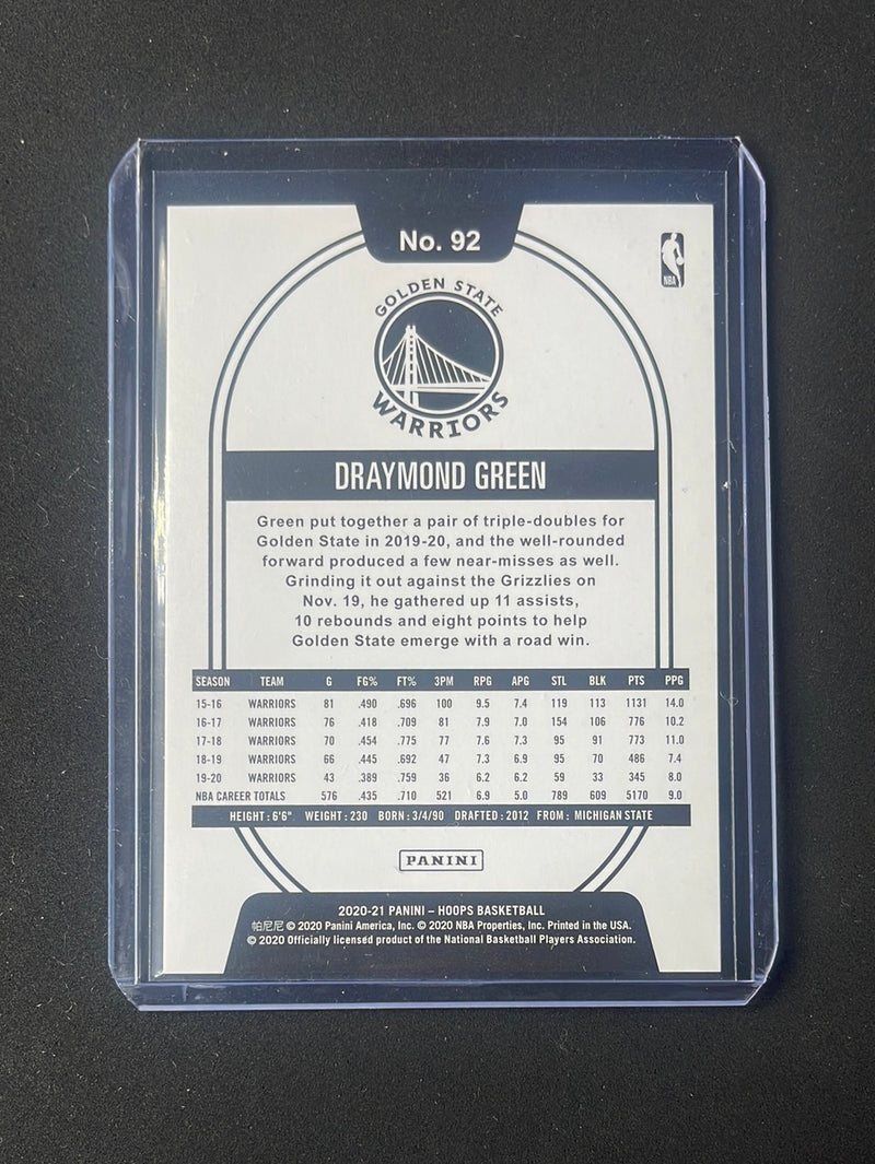 2020-21 Panini NBA Hoops Draymond Green Green 70/99