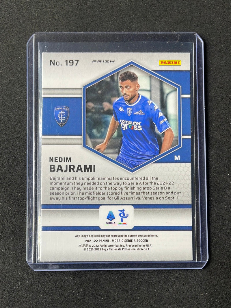 2021-22 Panini Mosaic Serie A Nedim Bajrami Silver