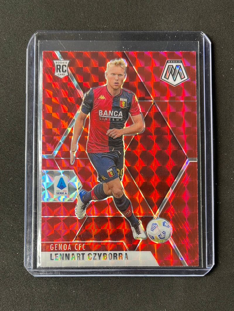 2020-21 Panini Mosaic Serie A Lennart Czyborra Red